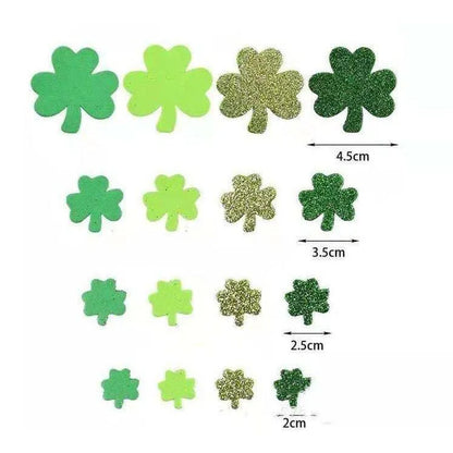 Clover Sticker St. Patrick's Day Decor Green Foam Sticker 500pcs Stickers