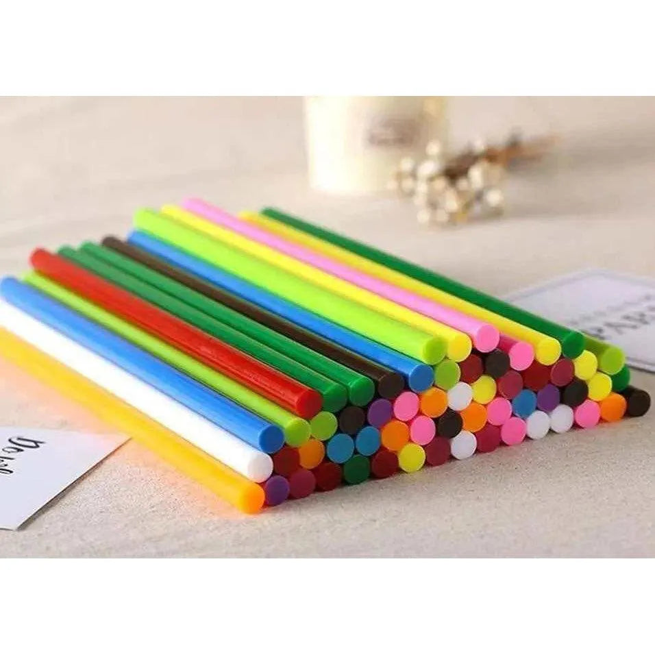 Colored Glue Sticks DIY Arts And Crafts Essentials Scrapbook Supplies 10pcs