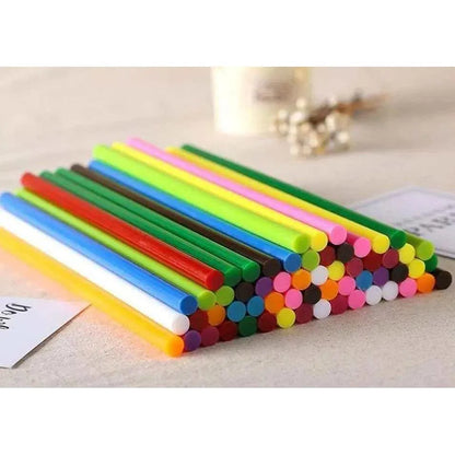 Colored Glue Sticks DIY Arts And Crafts Essentials Scrapbook Supplies 10pcs