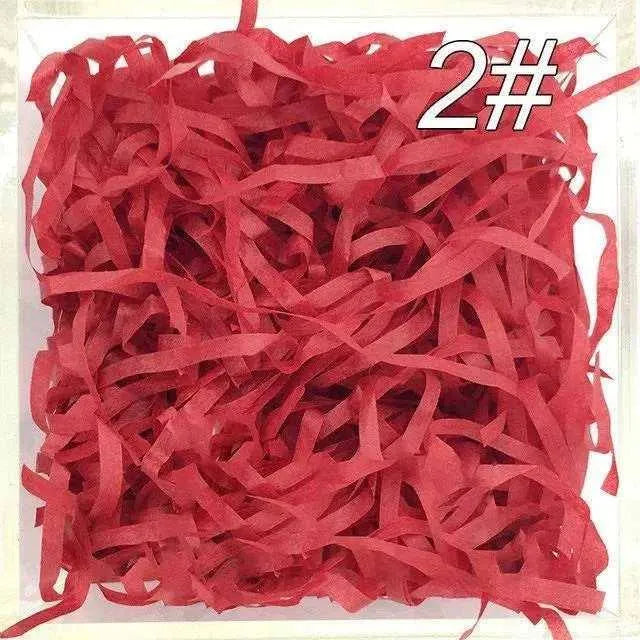 Colorful Shredded Crinkle Paper DIY Gift Box Filling Red Pink White Purple Tissue Scrap Paper for Hamper Gift Packaging 1 x Box Filler Pack