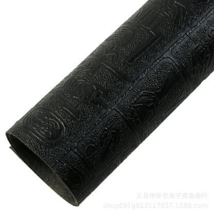 Concave-convex Texture Geometric Pattern Sliced Leather PVC Leather Artificial Leather