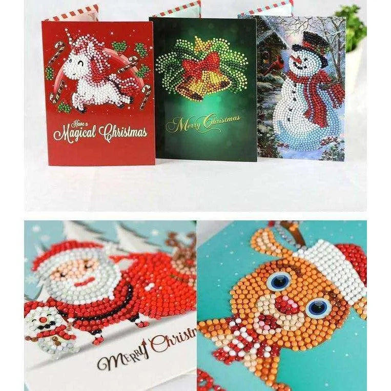 Creative Christmas Card - Diamond Painting Greeting Card , christmas crafts, Creative Christmas Card Christmas Card Diamond Painting Greeting Card