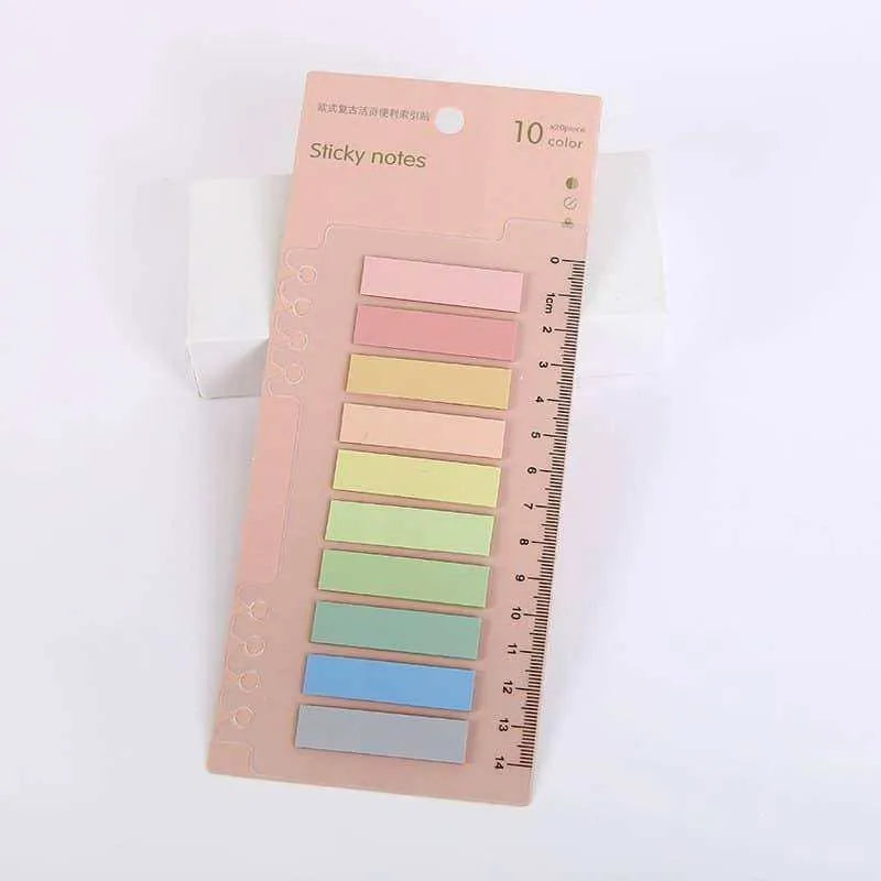 Cute Sticky Notes Pastel Memo Pads Journal Stickers