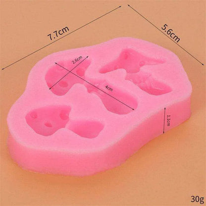 Cute Mushroom Molds Mushroom Ceramics Fondant Mold Silicone Mold For Plaster