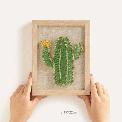 Cactus Painting Cactus String Art Kit DIY