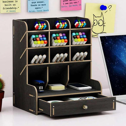 DIY Desk Organizer Pen Holder For Desk Accessories Office Decor