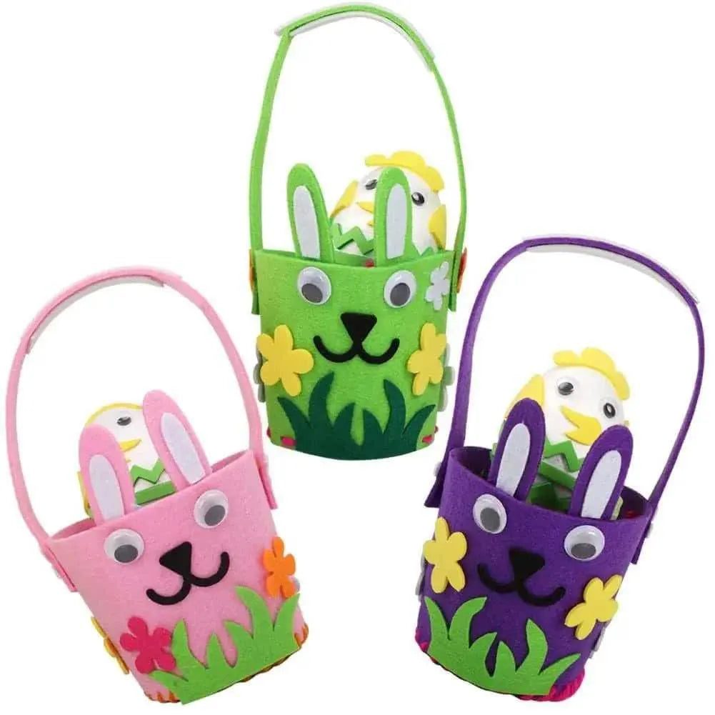 Easter Bunny Bag Cloth Bags Easter Egg Basket Candy Pouch For Kids Party Favors Supplies