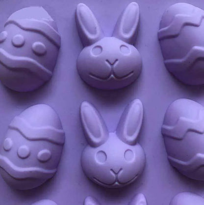 Easter Bunny Mold Easter Egg Mold Tray Chocolate Making Candy Making Supplies Party Favors Supply