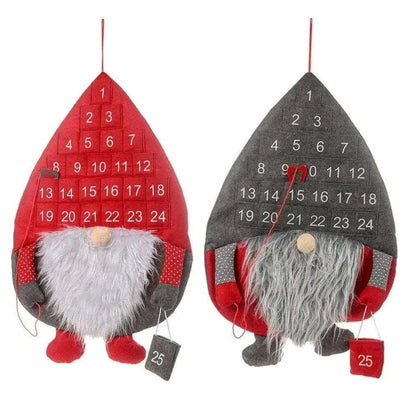 Elf Advent Calendar Christmas Ornament Wall Hanging Decor Door Ornament Kids Room Decoration Learning For Kids