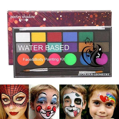 Face and Body Painting Kit Halloween Party Supplies