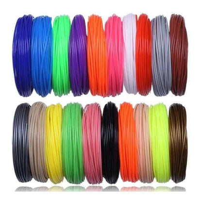 Filaments For 3D Printing Pen ABS / PLA Plastics 10M Per Color