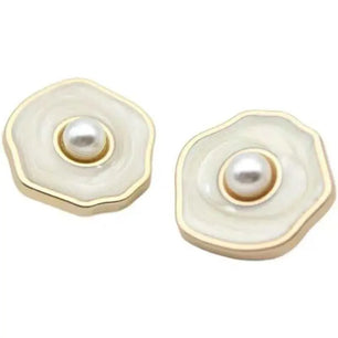 Flower Button Pearl Buttons DIY Coat Making Sewing Accessories