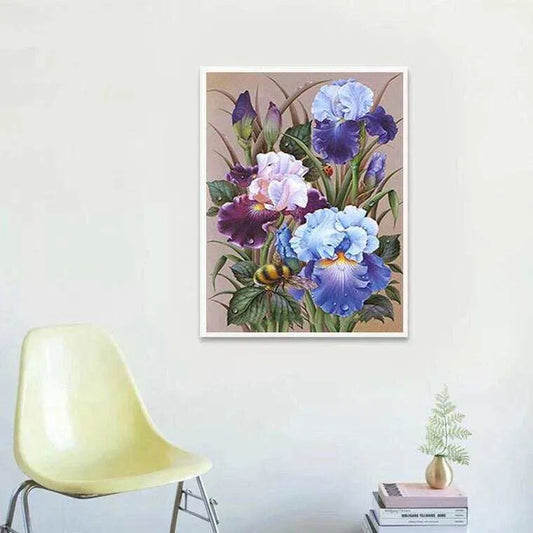 Flowers Cross Stitch Pattern Flower Embroidery Kit