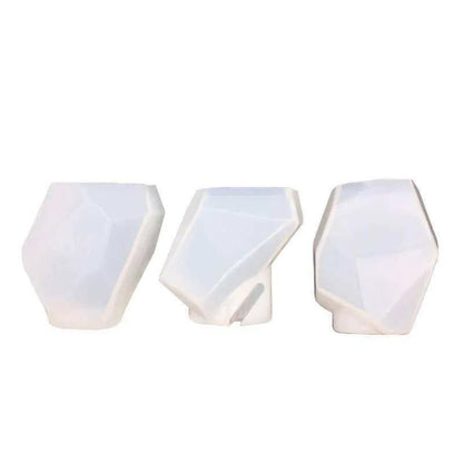 Geometric Mold Resin Craft Supplies DIY Candle Making Silicone Molds Resin Crafting Moulds Unique Shape Mold