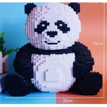 Brinquedos de blocos de construção do panda gigante