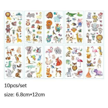 Glowing Easter Bunny Egg Tattoo Stickers 10/20 Pack - Fun & Festive Easter Decorations , 