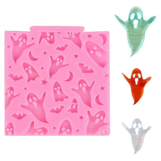 Ghosts Mold Halloween Bats Silicone Mould Cake Decorating Tools Cupcake Decoration Baking Accessories Candy Molds