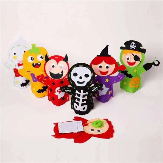 Halloween Party Hand Puppet Felt Kit Halloween Gift