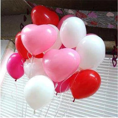 Heart Shaped Balloon - 18" Red Latex Balloon for Romantic Occasions , 