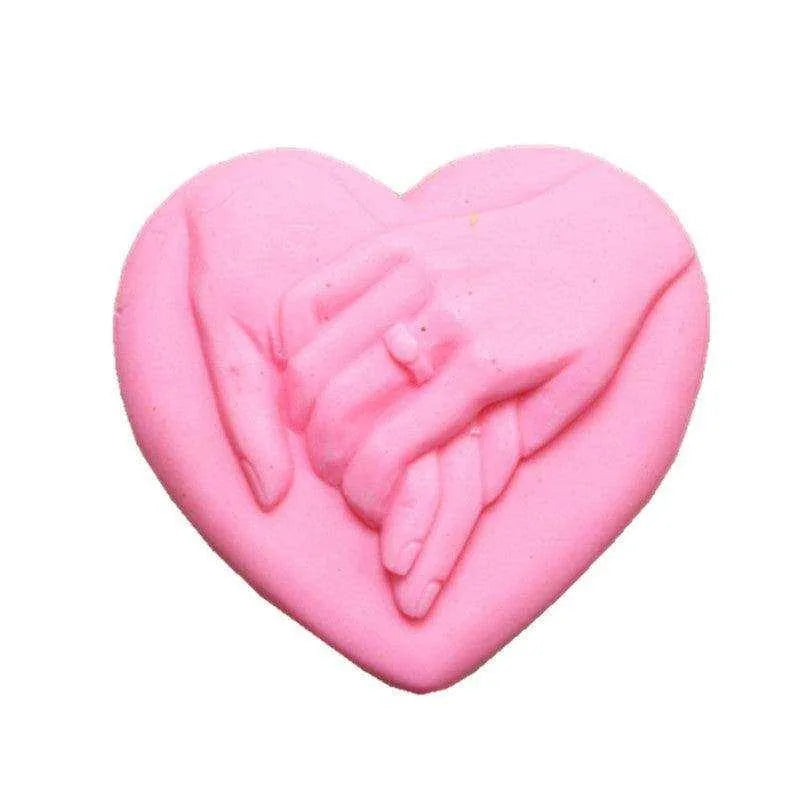 Heart-Shaped Silicone Mold for Soap, Cake, Chocolate - Durable & Safe , 