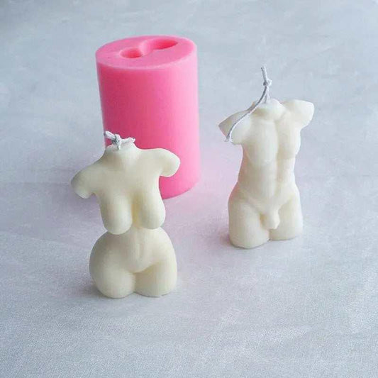 Human body silicone mould 3D male and female torso molds for candle making