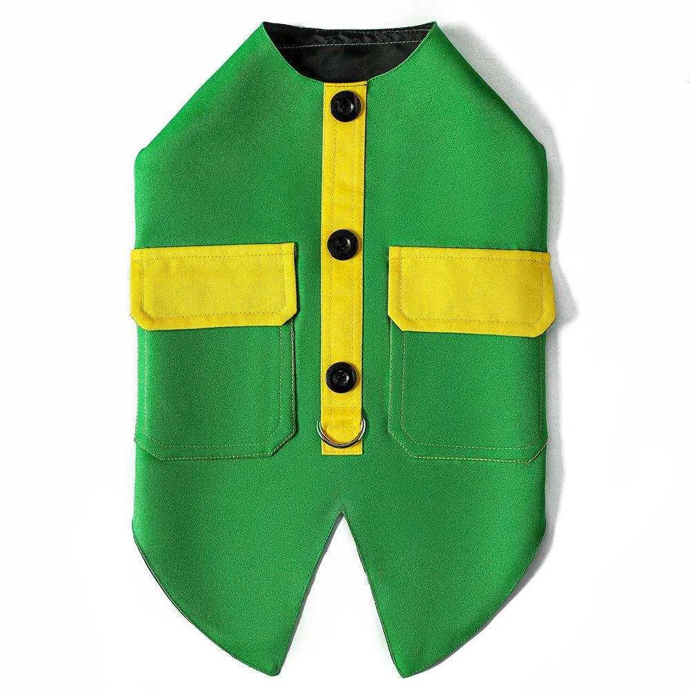 Irish Festival Holy Pet Suit Vest - Polyester, Style 1 & Style 2 - Sizes S-XXL , 