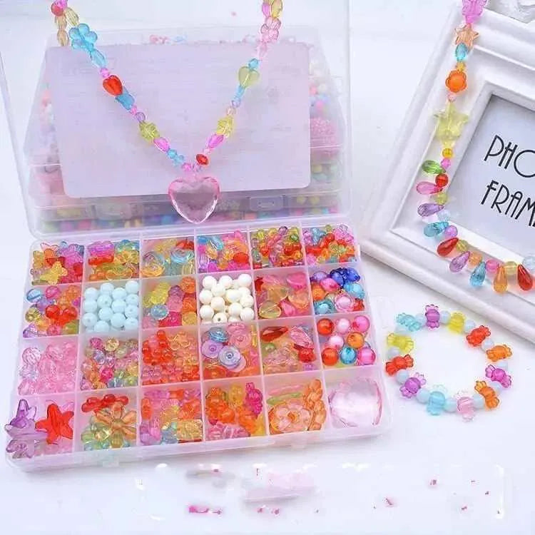 Jewelry Making For Kids Bracelet Beads DIY Necklace Gifts For Girls