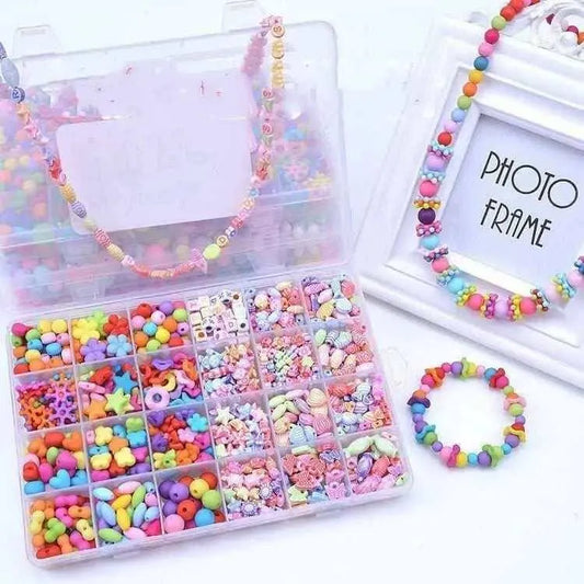 Jewelry Making For Kids Bracelet Beads DIY Necklace Gifts For Girls