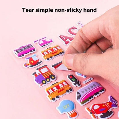 Kids Stickers 3D Bubble Stickers Bulk