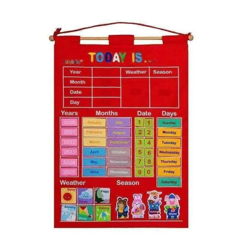 Kids calendar educational toy for kids