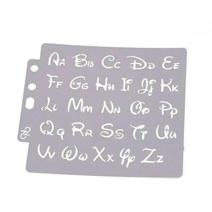 Letter Stencil Alphabet Stencil Words Small 1 Inch Letter Stencil