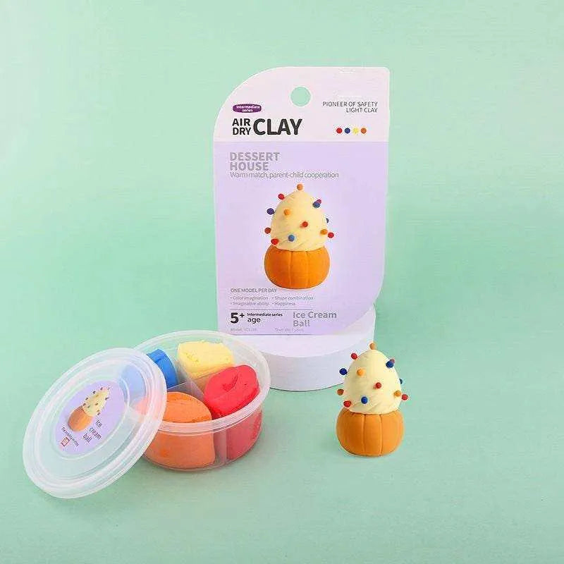 Light Clay Play Dough Kids Toy Food Clay Desert Early Educational Toy For Babies