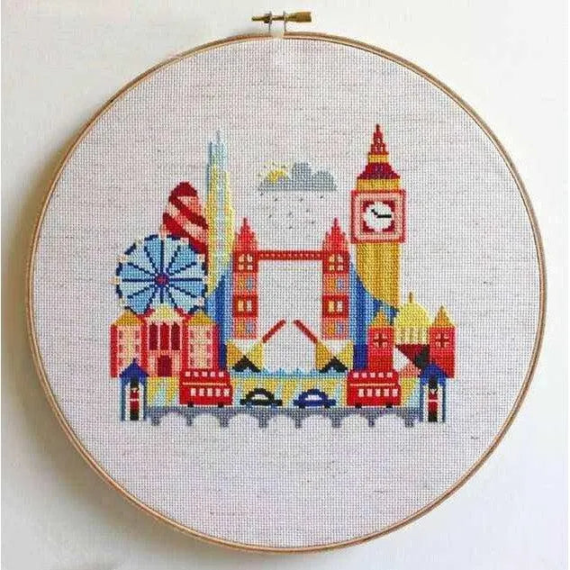 London Cross Stitch Decorative Painting