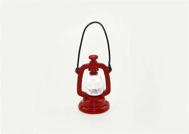 Miniature oil lamp 1:12 dollhouse furniture gnome garden terrarium figurines