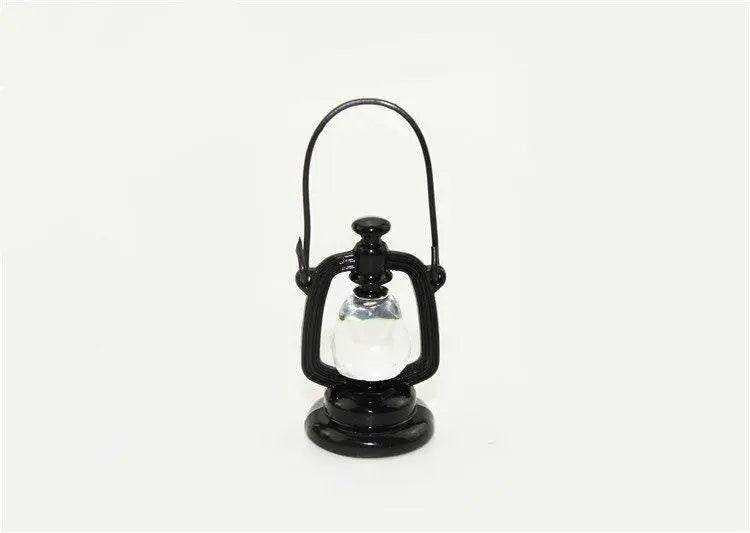 Miniature oil lamp 1:12 dollhouse furniture gnome garden terrarium figurines