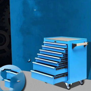 Mobile Tool Cabinet Heavy-duty Parts Cabinet Workshop 7-drawer Tool Box