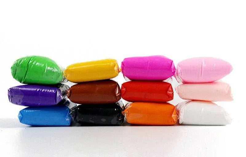 Modeling clay 12 colors soft playdough for kids educational toys