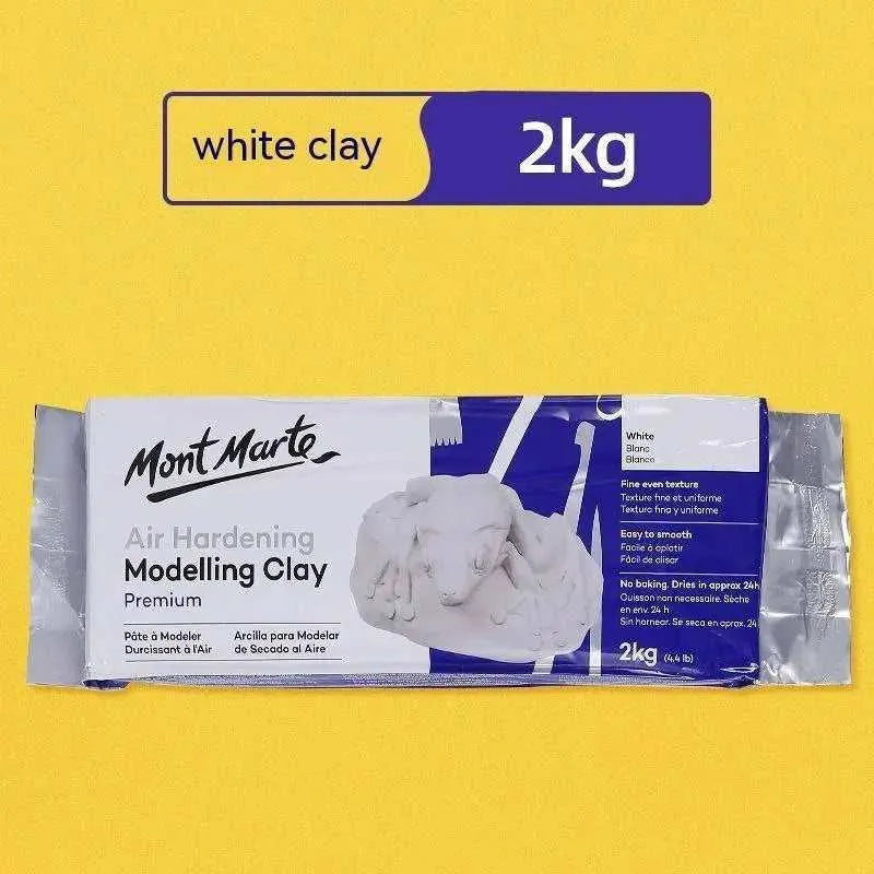 Mont Marte Modelling Clay Air Hardening No Bake Mud Sculpting Clay