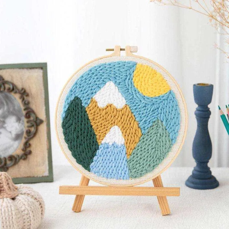 Mountain Embroidery Pattern