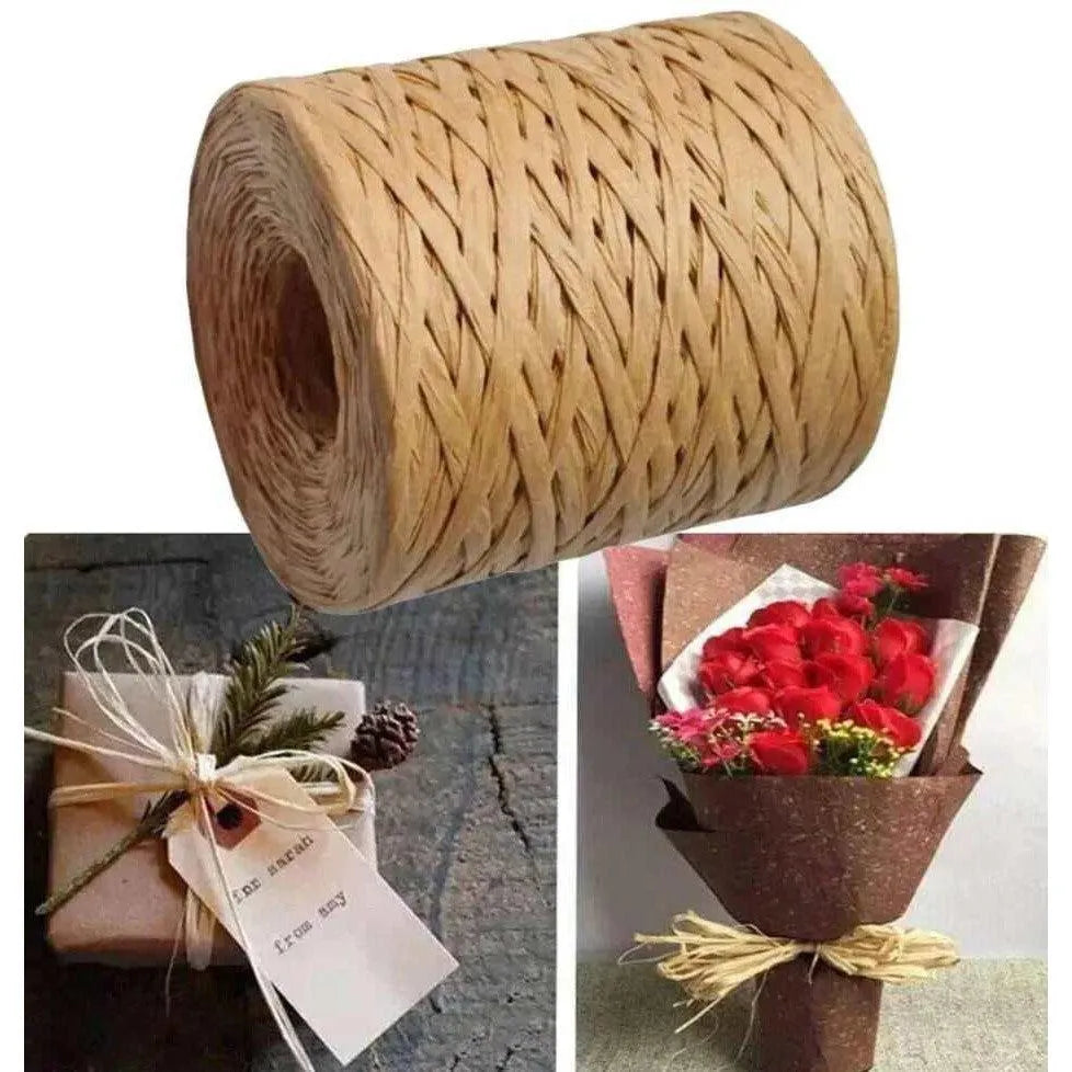 Paper Ribbon For Gift Wrapping and Party Favors 200 Meters Wreath Decor Bouquet Ribbon Roll Packaging Supplies Party Favors Wrapping Ribbon