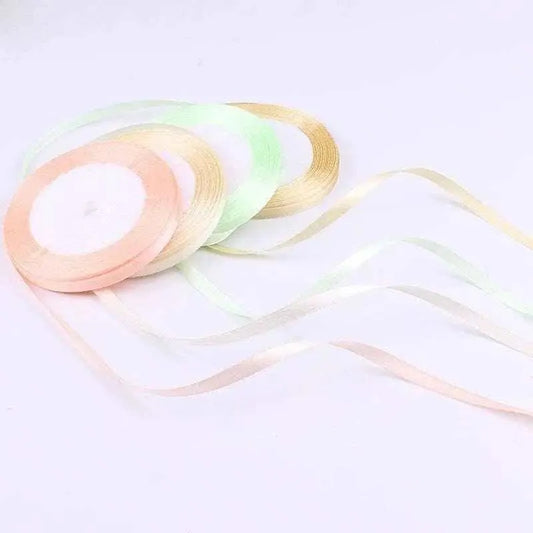 Pastel Ribbon Roll Bouquet Ribbon Cardmaking Supplies Packaging Decor Hair Crafts Making