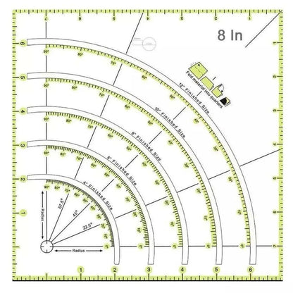 Patchwork Ruler Measuring Ruler Sewing Tool DIY Patchwork Making Quilting