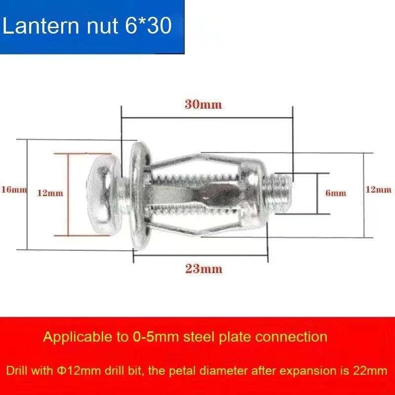 Petal Nut Expansion Lantern Screw Casing