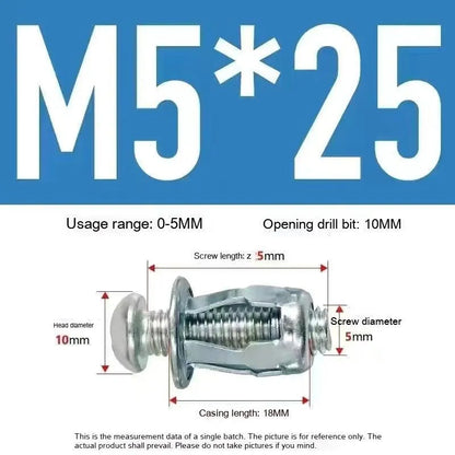 Petal Nut Expansion Lantern Screw Casing