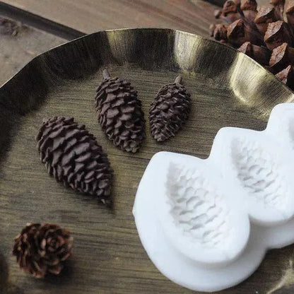 Pinecone Mold Kitchen Accessories Pinecones Moulds Baking Supplies Cake Fondant Molds Candy Silicone Mould DIY Chocolate Making