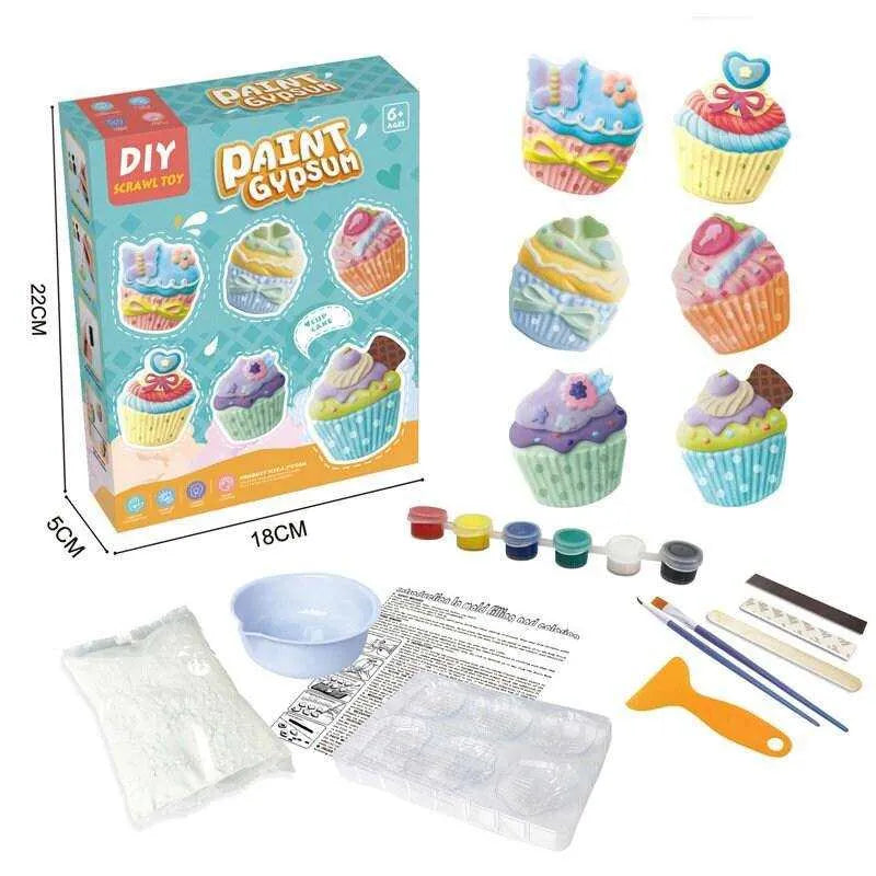 Plaster Crafts Toy Plaster Mold Kit Gypsum Painting For Kids