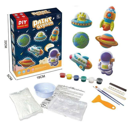 Plaster Crafts Toy Plaster Mold Kit Gypsum Painting For Kids