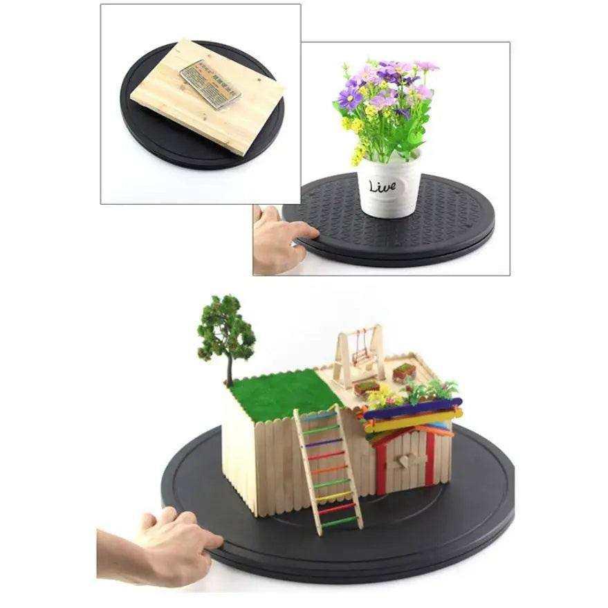 Plastic pottery wheel rotating plate 360 degrees turntable