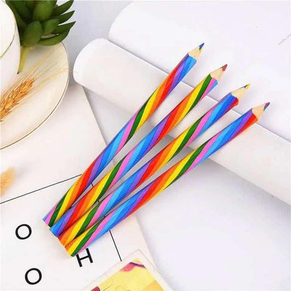 Rainbow Lead Pencil Coloring Supplies Gift For Kids