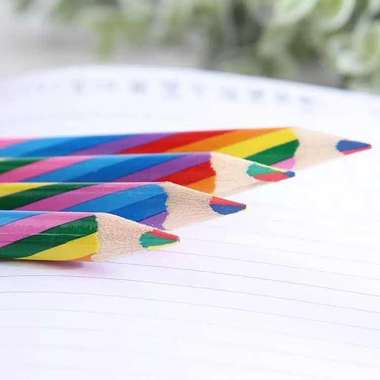 Rainbow Lead Pencil Coloring Supplies Gift For Kids